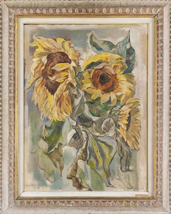 STEFAN HIRSCH Sunflowers.